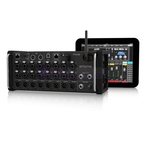 MIDAS MR18 Tablet Controlled Digital Mixer .